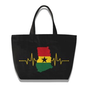 Black Ghana Unisex Tote Bag